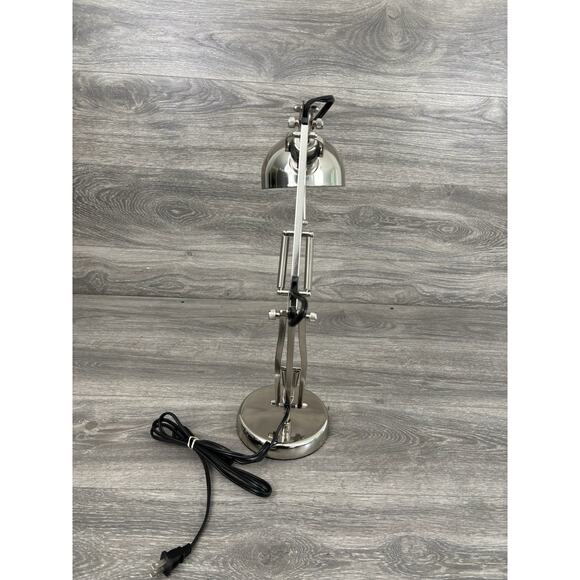 Ikea Forsa Vintage Chrome Architect's Desk Work Lamp Light - Picture 7 of 10
